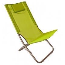 Spiaggina mod.Like in texitilene e metallo verde