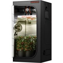 Spider Farmer G3000 LED élèvent la lumière + 90x90CM élèvent des kits de tente installation de filtre à charbon Grow Tent Kits
