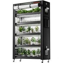 Spider Farmer - PlantStand230, dotato di luci di crescita e tende per piante interne