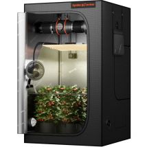 Spider Farmer - SF4000 LED-Wachstumslicht-Set + 120 x 120 cm Wachstumszelt mit Kohlefilter
