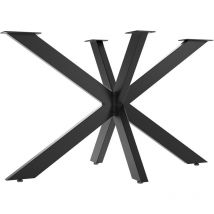 Sotech Tischgestell spider / Schwerlast Tisch-Beine aus Stahl in Schwarz / Tisch-Füße 710 x 1200 x 680 mm