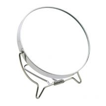 22101 Make-Up Spiegel Freistehend Rundum Silber - Beter