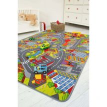 Kinderteppich Straßenteppich 165 x 100 cm Kinderteppiche - Andiamo
