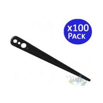 Lot de 100 Piquet pour fixer un microtuyau de 0 à 7 mm au sol