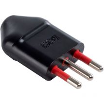 Rosi - Spina 10A 2P+T, nero, serie Emilia Specialist RS9701N