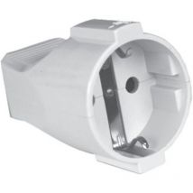 Spina di rete Schuko Femmina 4,8mm 16A Bianco
