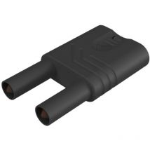 Kst s ws sw Spina di sicurezza cortocircuito Nero ø perno: 4 mm 1 pz. - Sks Hirschmann