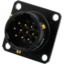 62IN 12E 12 10P 624 Connettore circolare Spina Tot poli: 10 Serie (connettore circolare): 62IN 1 pz. - Amphenol