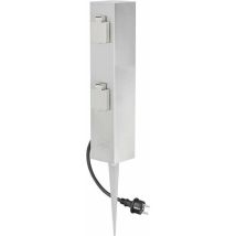 Ledino - Colonna Di Collegamento Per Esterni In Acciaio Inox S4 S4 (per 6)