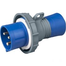 Spina industriale 230V, 2P+T, 63A, IP67, blu Rosi 1009159
