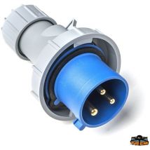 Spina Industriale cee 3 Poli 16A 6H 220-250V 2P+T IP67