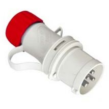 Spina industriale volante rossa 3P+T cee IP44 - 16A colore rosso 210.1636