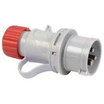 Spina industriale volante rossa 3p+t cee ip44 - 32a colore rosso 70124
