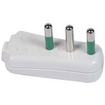 Spina mobile ribassata garanti bianco 2p+t 16a (10 pezzi) Fanton