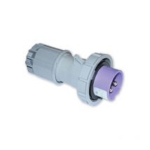 Spina per bassissima tensione, 24V, 2P, 16A, IP67, viola Rosi 9171