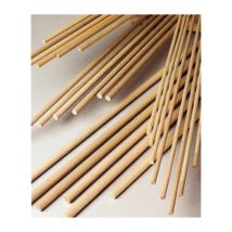 Spine in legno zigrinato MM.12 x CM.100. Prezzo per 1 pezzo.