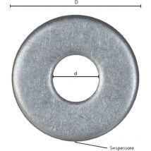 Rondella grembialina inox A2 m 12- 3,0 x 37 x 13 mm pz 2