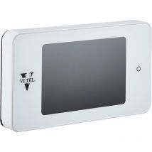 Vi.tel. - Spioncino digitale vitel 40' e0378 viTel elettronico porte oro cromo bicolore colore: bianco