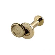 Spioncino grandangolo porte Securemme finitura ottone lucido f.mm 16 l.mm 40/70 (3 pezzi) Securemme