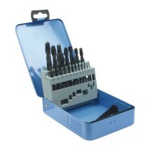 Westfalia - Spiralbohrersatz Nenn-D. 1-10x0,5 mm hss 19 teilig Metallkassette