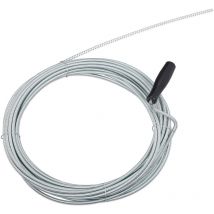 Relaxdays - Spirale de nettoyage de tuyaux 10 m, nettoyage mécanique, Drainage,WC, douche, d'éviers, d 5 mm