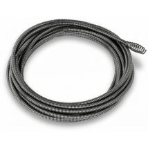 Eberth - Spirale 7,6 m pièce détachée pour déboucheur de canalisation électrique déboucheuse (métal robuste, tête de forage coupe bulbe alésage, 560