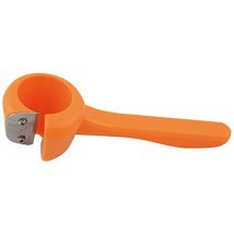 Taglia/Decora Verdura in Plastica Arancio – 78341 – Utensile per Cucina per Tagliare Carote e Zucchine a Spirale