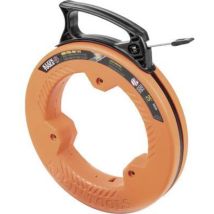 Ruban rétractable en acier 7,6M – Tire fils d'électricien – Diamètre du fil, Longueur du câble, Matières – Klein Tools
