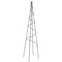 Spiralförmige Tipis 100x20 Cm, Gebürsteter Eisen Für Hochkultur - Louis Moulin