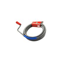 Rohrreiniger mit 6 mm Spirale und Kurbel – PVC-Griff für sicheren Halt – effektive Reinigung von Rohren