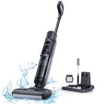 Laresar - M3 Aspirateur Laveur sans Fil, Aspirateur Eau et Poussière Intelligent Sec et Humide pour Sol Durs, 55 Minutes Autonomie,Double réservoir