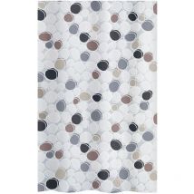 Collezione Spirella data, tenda da doccia tessile 180 x 200, 100% poliestere, multicolore