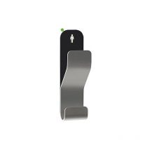 Gancio adesivo Spirella serie anobile argento lui