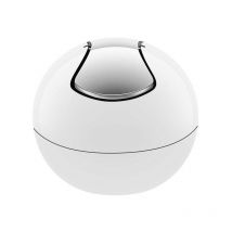 Spirella Bowl Pattumiera a dondolo, Capacità 1L , Bianco