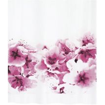 Tenda per la Doccia Amanda, in Tessuto, 180 x 200 cm, Rosa - Spirella