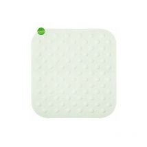 Tappeto antiscivolo Spirella circola 53 x 53 cm bianco