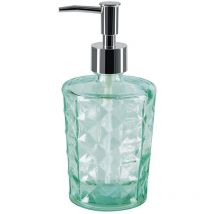 Dispenser Spirus Sletella 'Carla' in vetro verde Ø8,5x18,5 cm