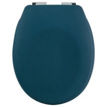 Abattant wc Thermo dur avec frein de chute NEELA Pétrole mat - Charnières ABS Chromé Spirella