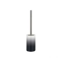 Spirella - Brosse Wc avec support Céramique tube gradient Noir