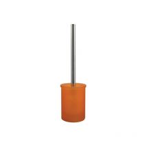 Spirella - Brosse Wc avec support Verre yoko Misty Orange