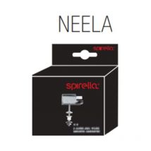 Spirella - Charnières plastique chromée pour abattant wc neela