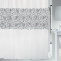 Copy of Cortina de ducha Poliéster part 180x180cm Gris y Blanco Spirella