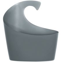Cesta Portaobjetos Spirella "sydney Wall Basket" De Polipropileno En Color Gris 30,5 X 27,5 X 10 Cm