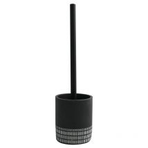 Spirella - Brosse Wc avec support polyrésine & bambou yuma Gris foncé