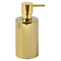 Spirella - Distributeur de savon Céramique tube Or Brillant