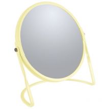 Spirella - Miroir grossissant sur pied Acier akira Jaune mat