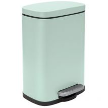 Spirella - Poubelle à pédale Acier akira 5L Vert Glacé mat