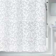 Rideau de douche peva blatt 180x200cm Blanc Spirella