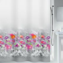 Spirella - Rideau de douche Polyester abella 180x200cm Motif Fleuri