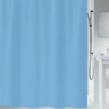Spirella - Rideau de douche Polyester primo 120x200cm Bleu Ciel